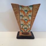 Hand painted art deco vase by Myott and son