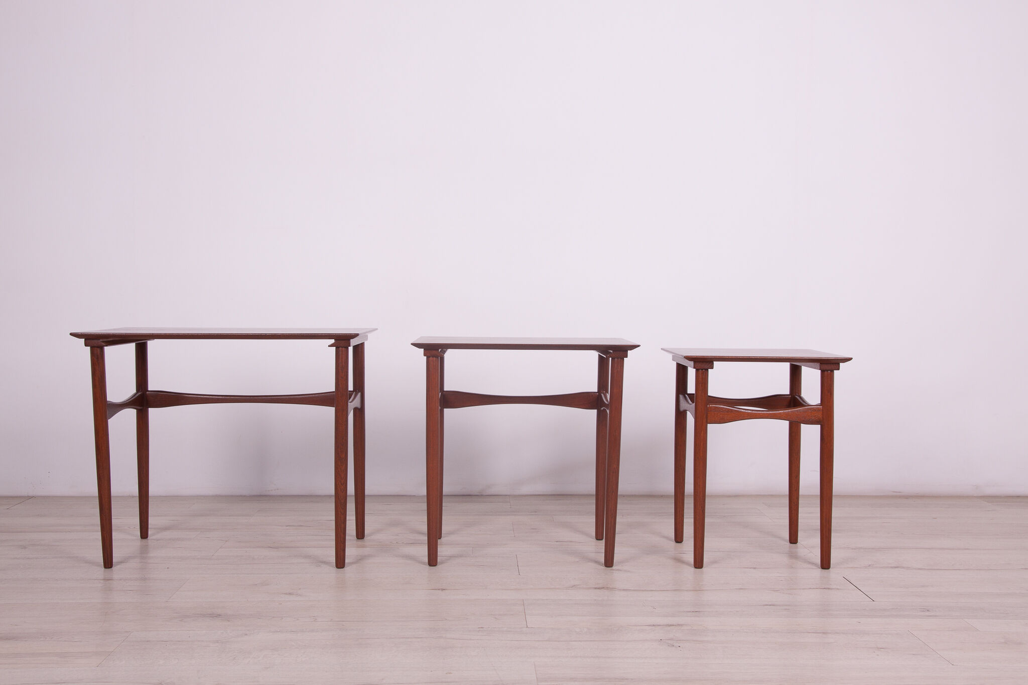 Danish nesting tables by Poul Hundevad for Fabian, 1960s, Set of 3