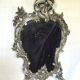 Nineteenth century mirror in silver bronze