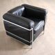 Cassina LC2 vintage lounge chair by Charlotte Perriand and Le Corbusier