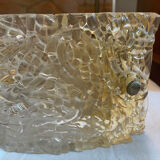 Worked glass wall lamp