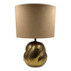 Organic modern brass table Lamp, Tommaso Barbi Italy 1970