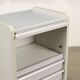 Vintage commode in aluminium and wood, Italy, 1990s.