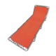 Sun lounger in orange fabrics 70s