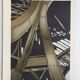 Set of 4 original lithographs by Alain le Foll, 1978. Architecture