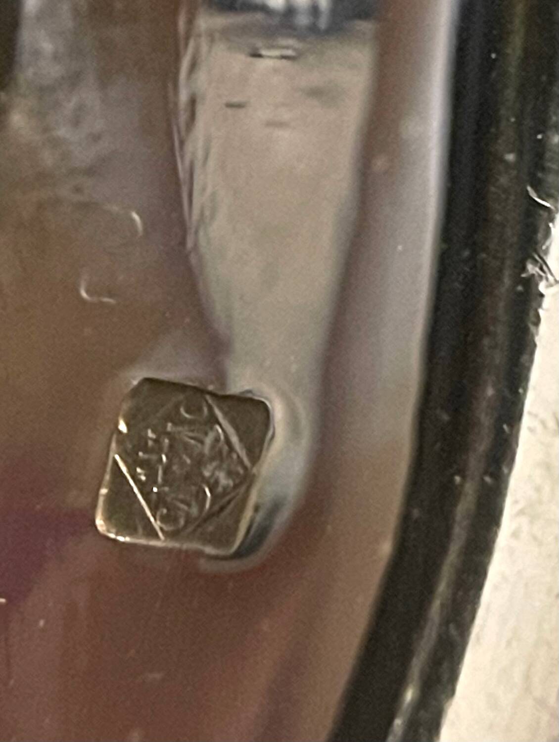 Christofle ribbon and bell-shaped salad serving pieces, very beautiful and