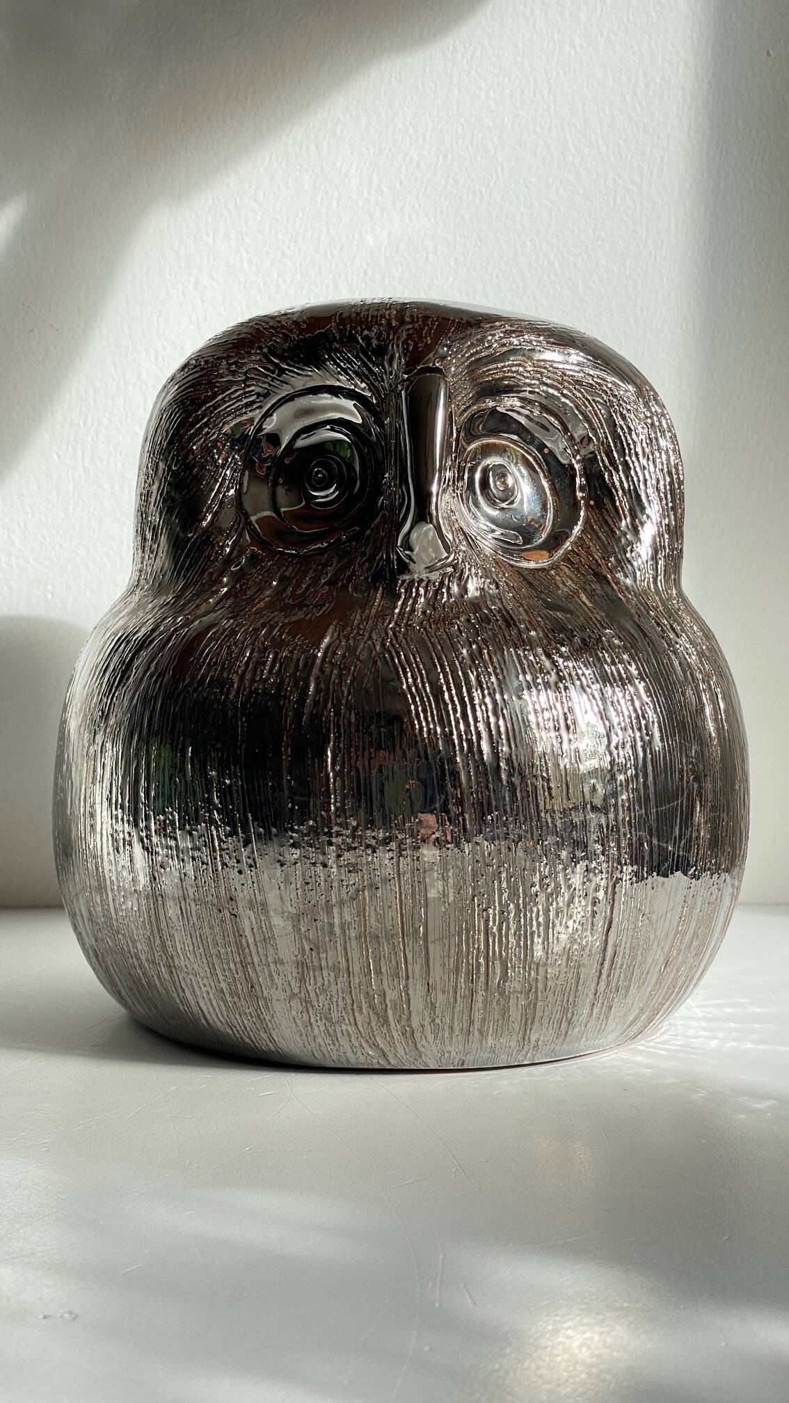 Owl Ceramic by Aldo LONDI