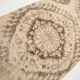 3x13 Persian Cream & Brown Oriental Vintage Runner Rug, 91x392Cm