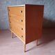 Commode vintage en bois clair des années 1970