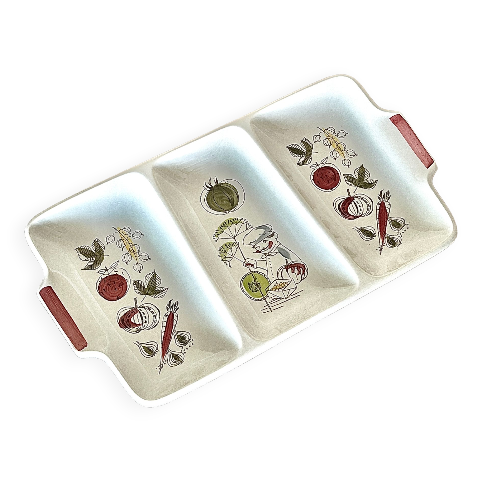 Salad dish / display plate / serving plate, "verdura" marianne westman for rörstrand.
