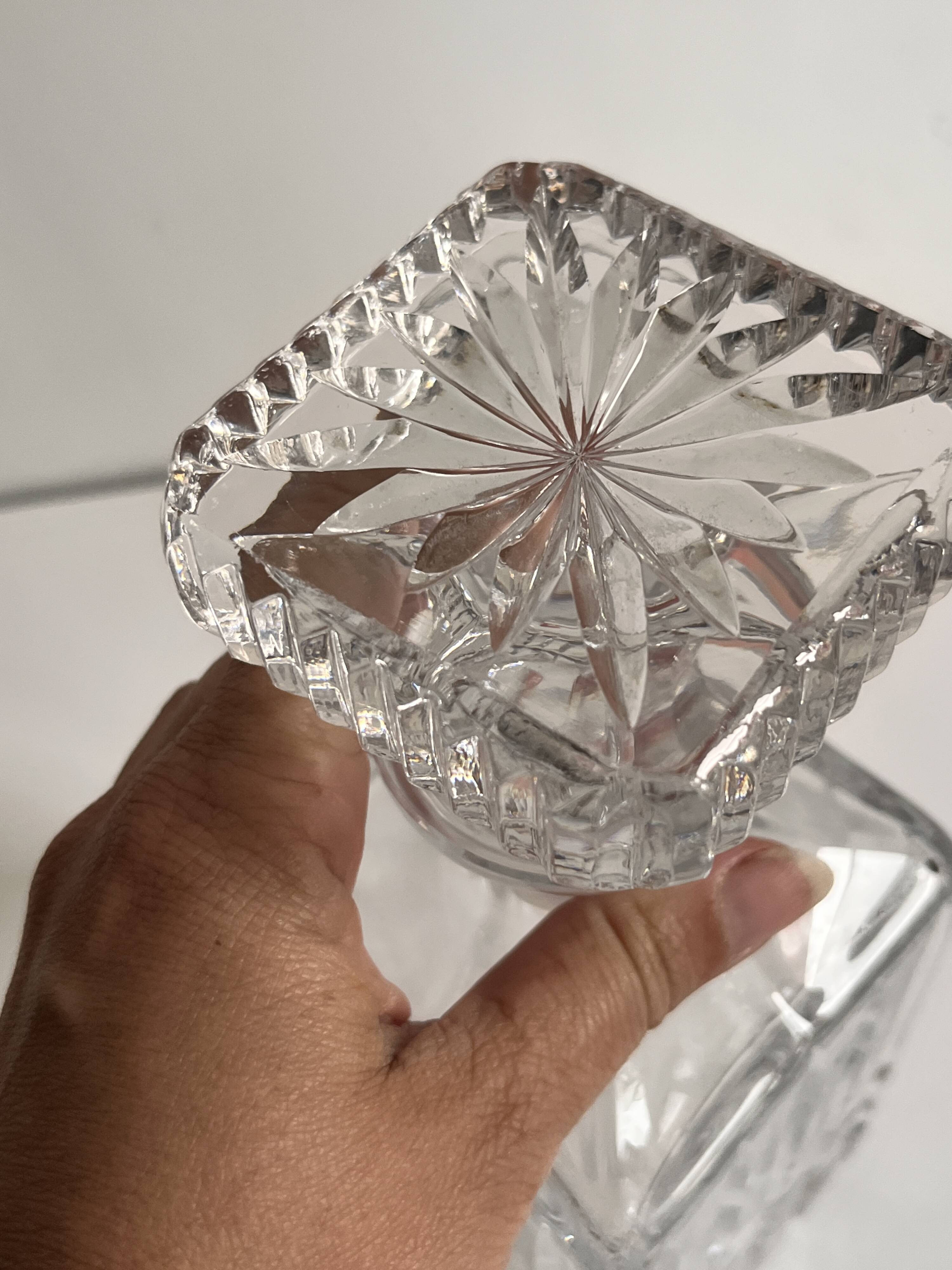 Crystal whisky decanter