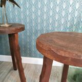Pair of tripod stools