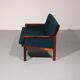 Banc Capella par Illum Wikkelsø pour Niels Eilersen, années 1960