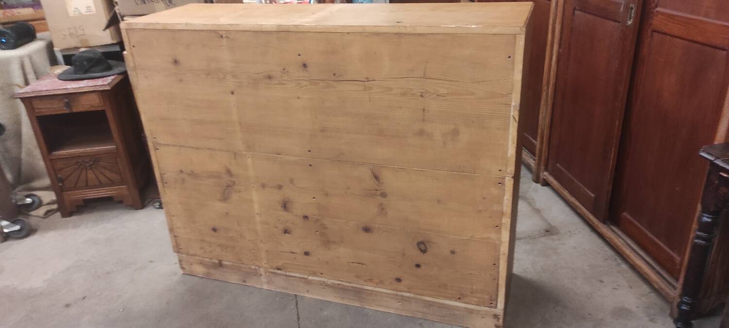 Seed trader's furniture with 20 fir drawers