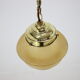 Art deco brass pendant lamp ,1930