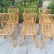 6 chaises en rotin