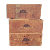 Lot of three drawers wooden