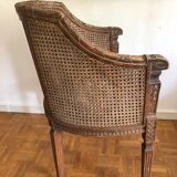 Louis XVI canned armchair