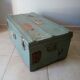 Vintage metal trunk of the 60s