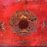 Buffet ancien chinois 4 portes + 2 tiroirs