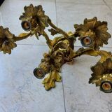 Paire d'appliques murales Louis XV en bronze