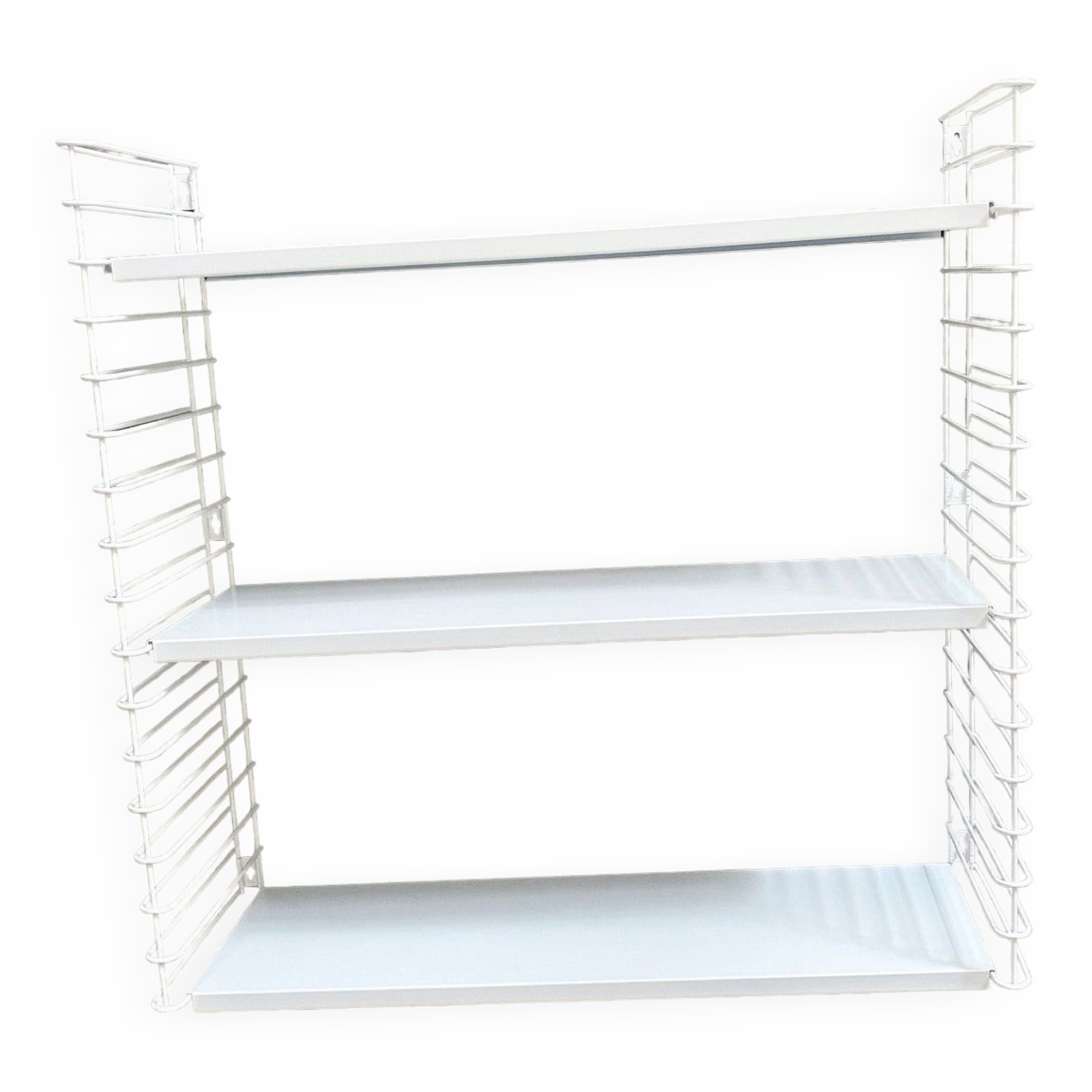 Tomado wall shelves designed by D. Dekker for TOMADO