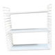 Tomado wall shelves designed by D. Dekker for TOMADO