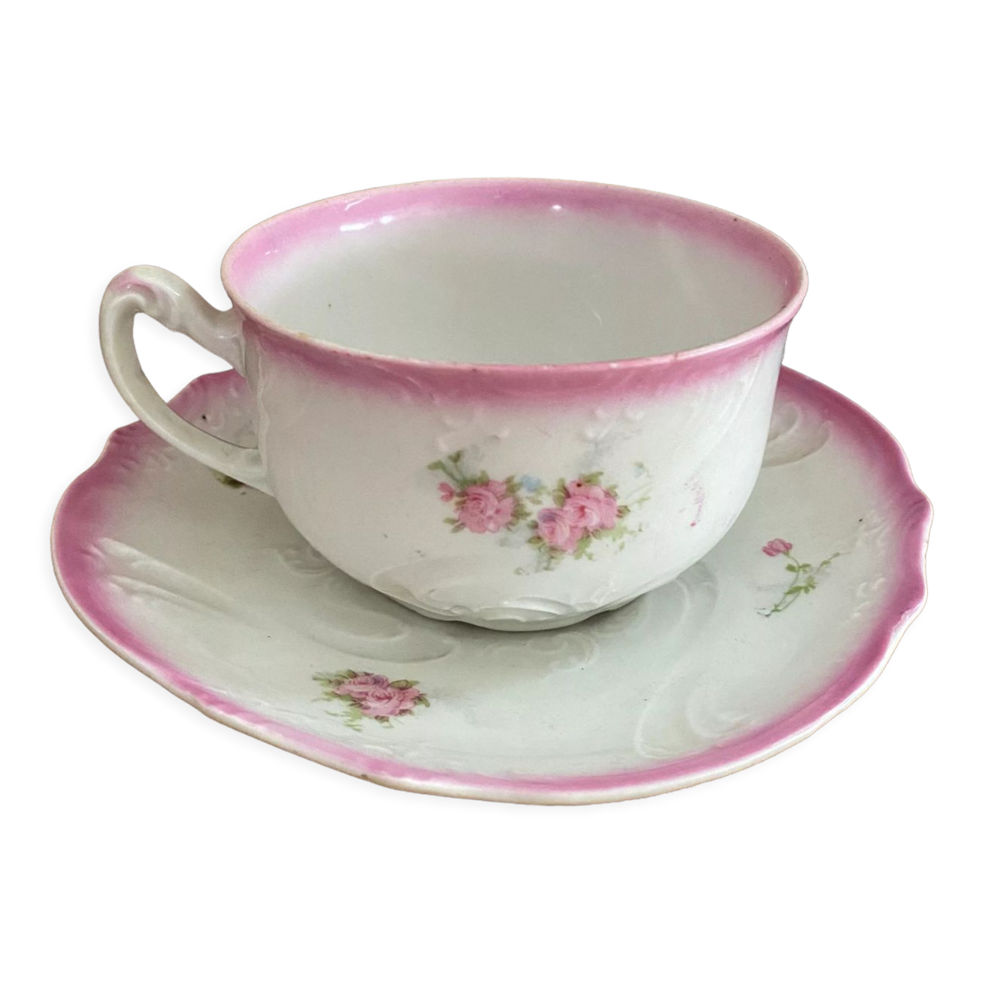 Samaritan advertising teacup