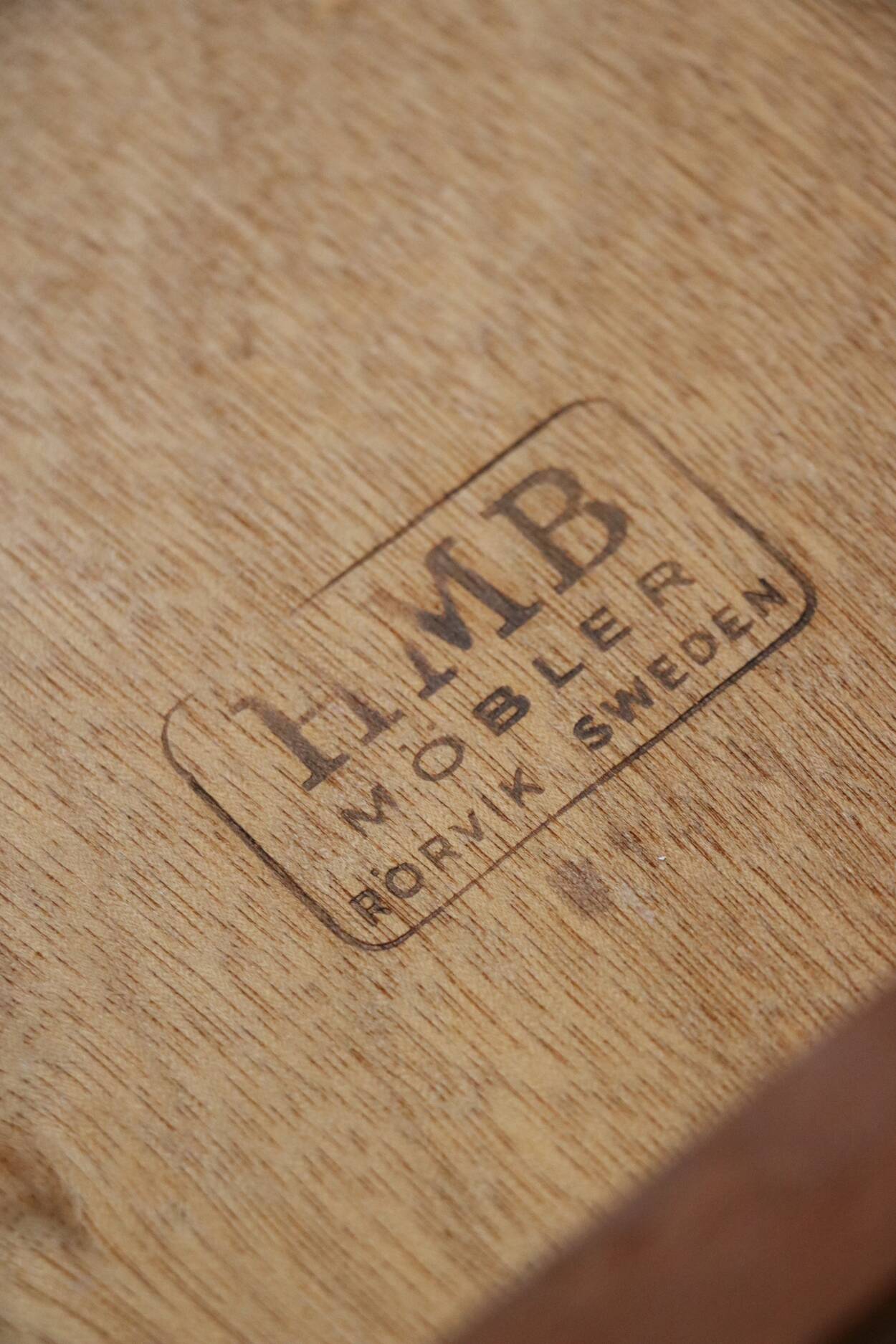 Scandinavian side table or end table, teak, 1960.