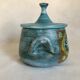 Covered pot by Jean de Lespinasse, JdL, model 1, Nice around 1950/1960