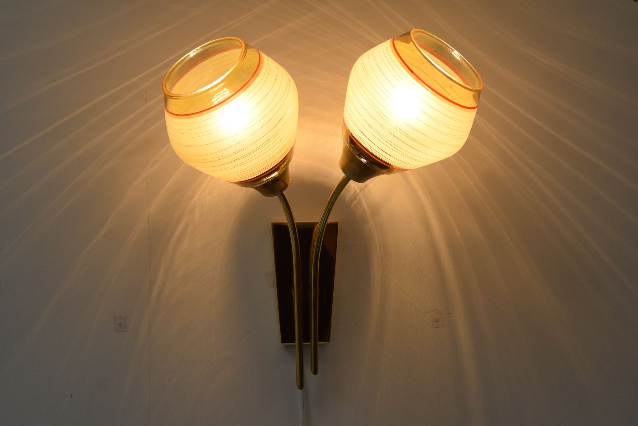 Mid-century Wall Lamp/Kamenicky Senov,1960's.