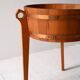 1960s Scandinavian Teak Planter with Metal Insert