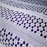 Dessus de lit  en coton blanc  point crochet à la main
