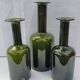 Set of 3 gulvase from october brauer for holmegaard