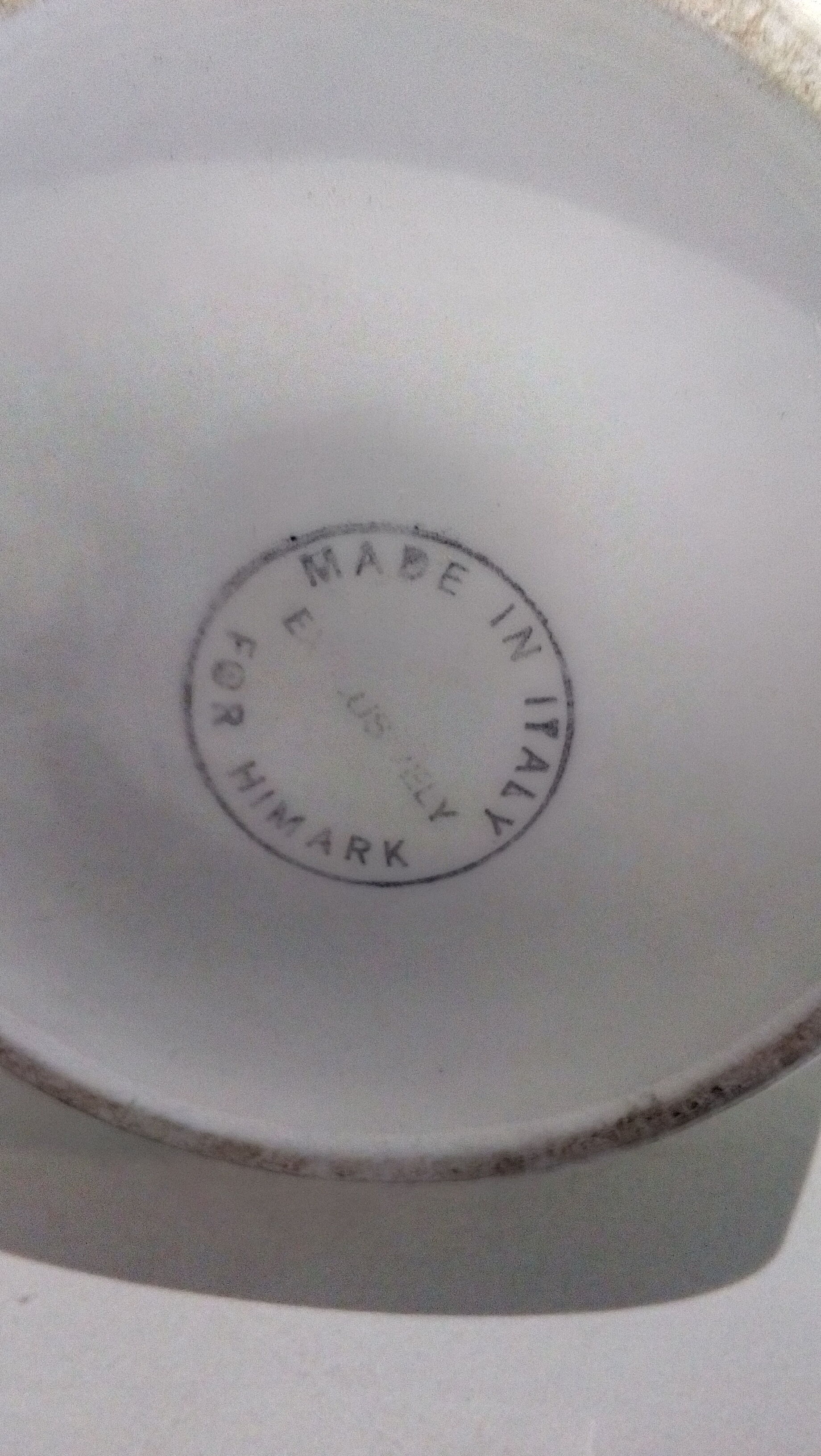 Pitcher decorated with ceramic peaches Himark Italy