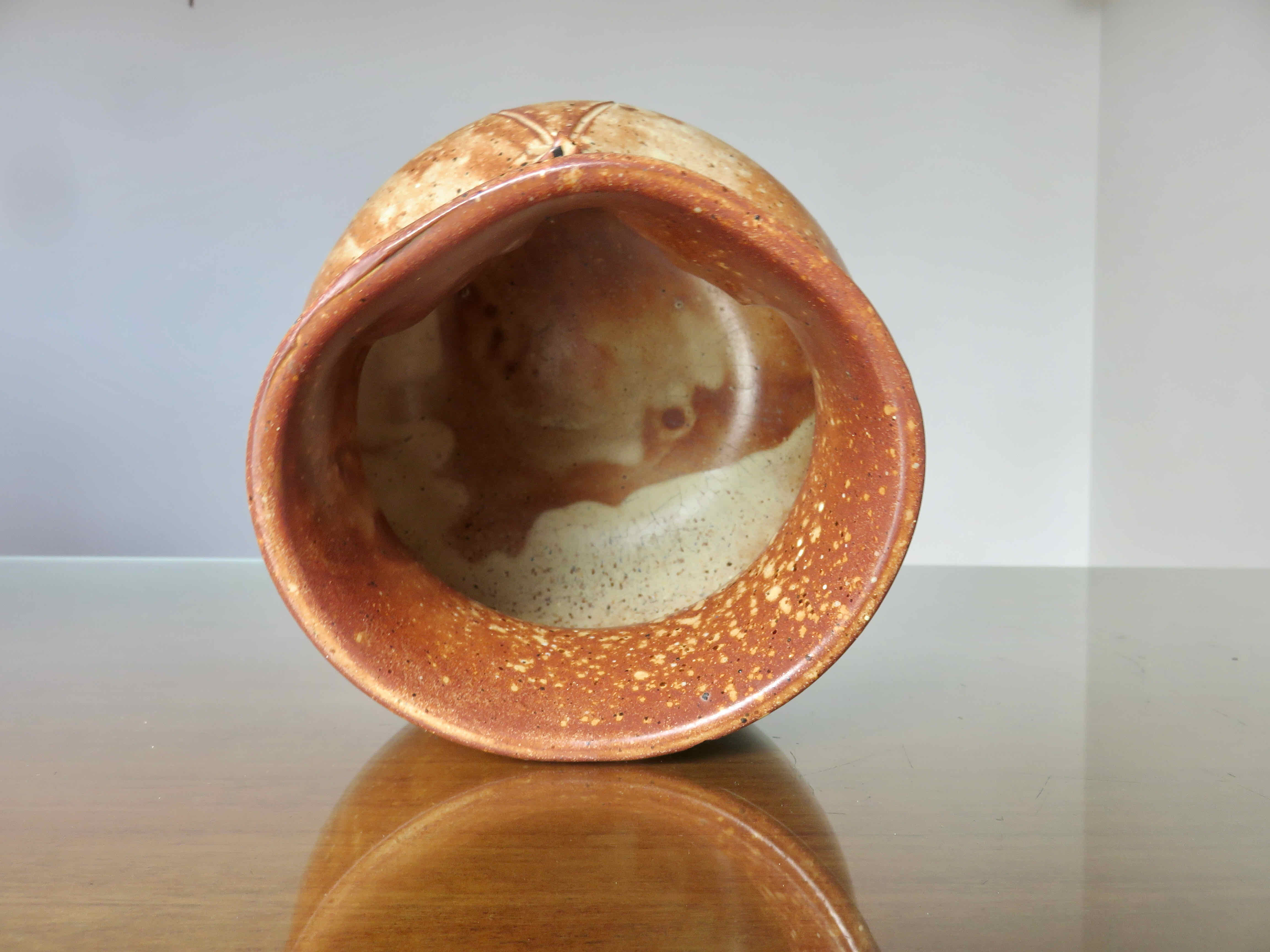 “hibou” stoneware pot cover from the 50s and 60s