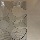 Transparent plexiglass bottle holder Umbra design Ran Lerner