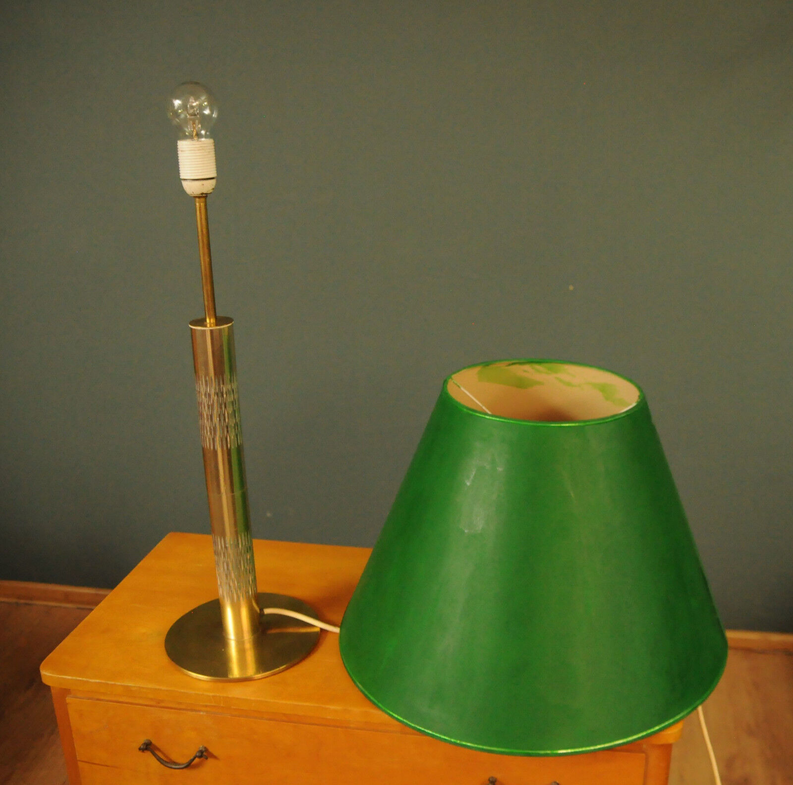 1960 Brass table lamp