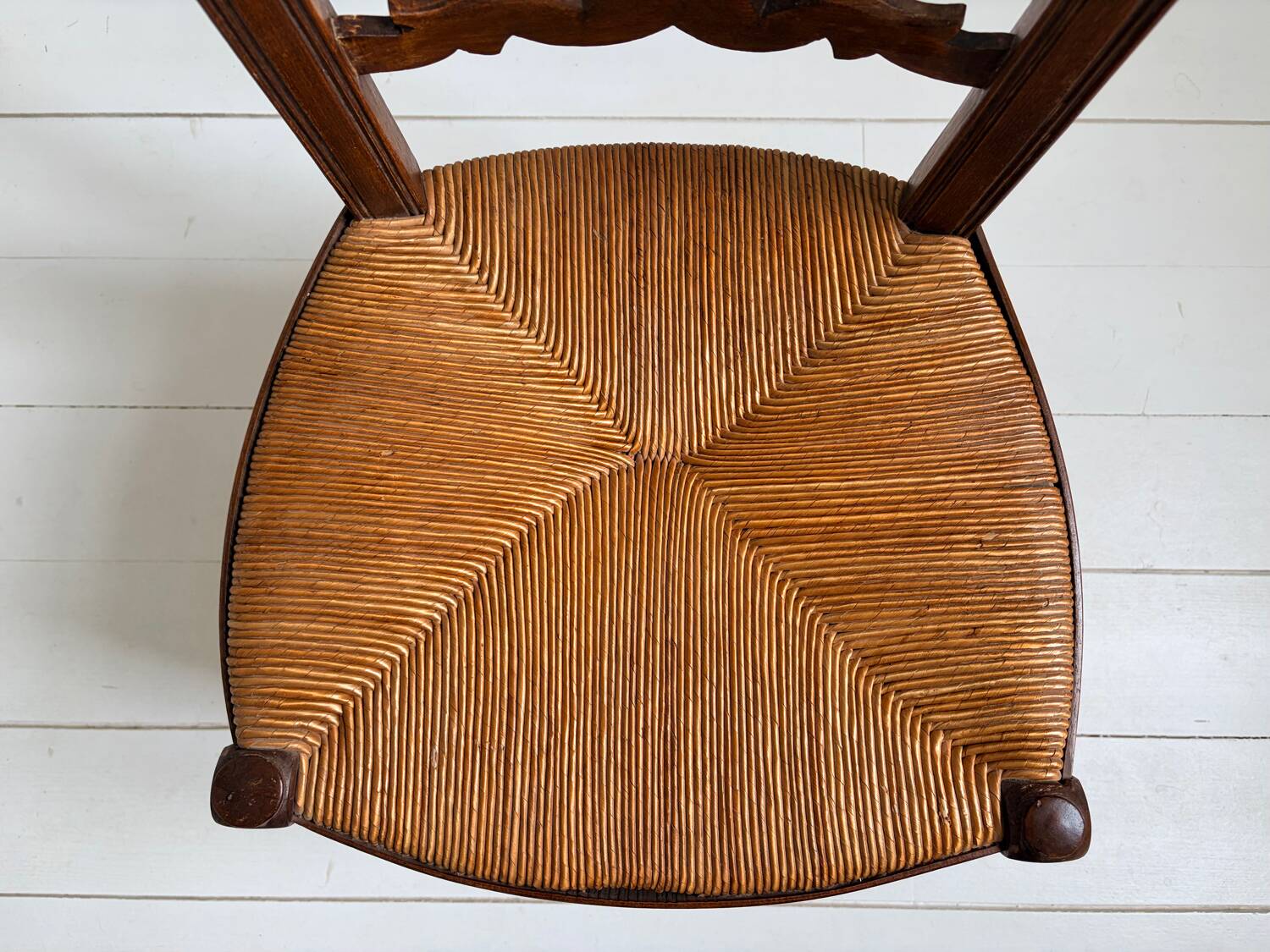 Rare nursing chair / Provençal armchair from the 19th century.