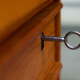 Teak Desk with movable table top by Løvig, 1960s