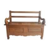 Bench bench chest solid oak wood