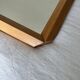 Mid-century oak large mirror