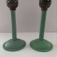 2 Bauhaus Windlichter Bougeoirs Porte-bougies