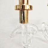 Pair of Dorothy Thorpe's pretzel chandeliers