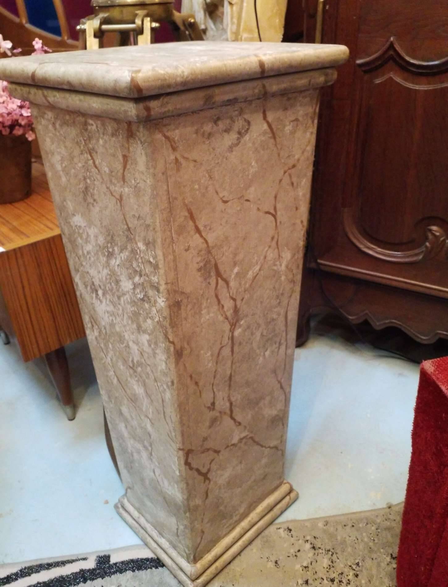 Marble look alike column