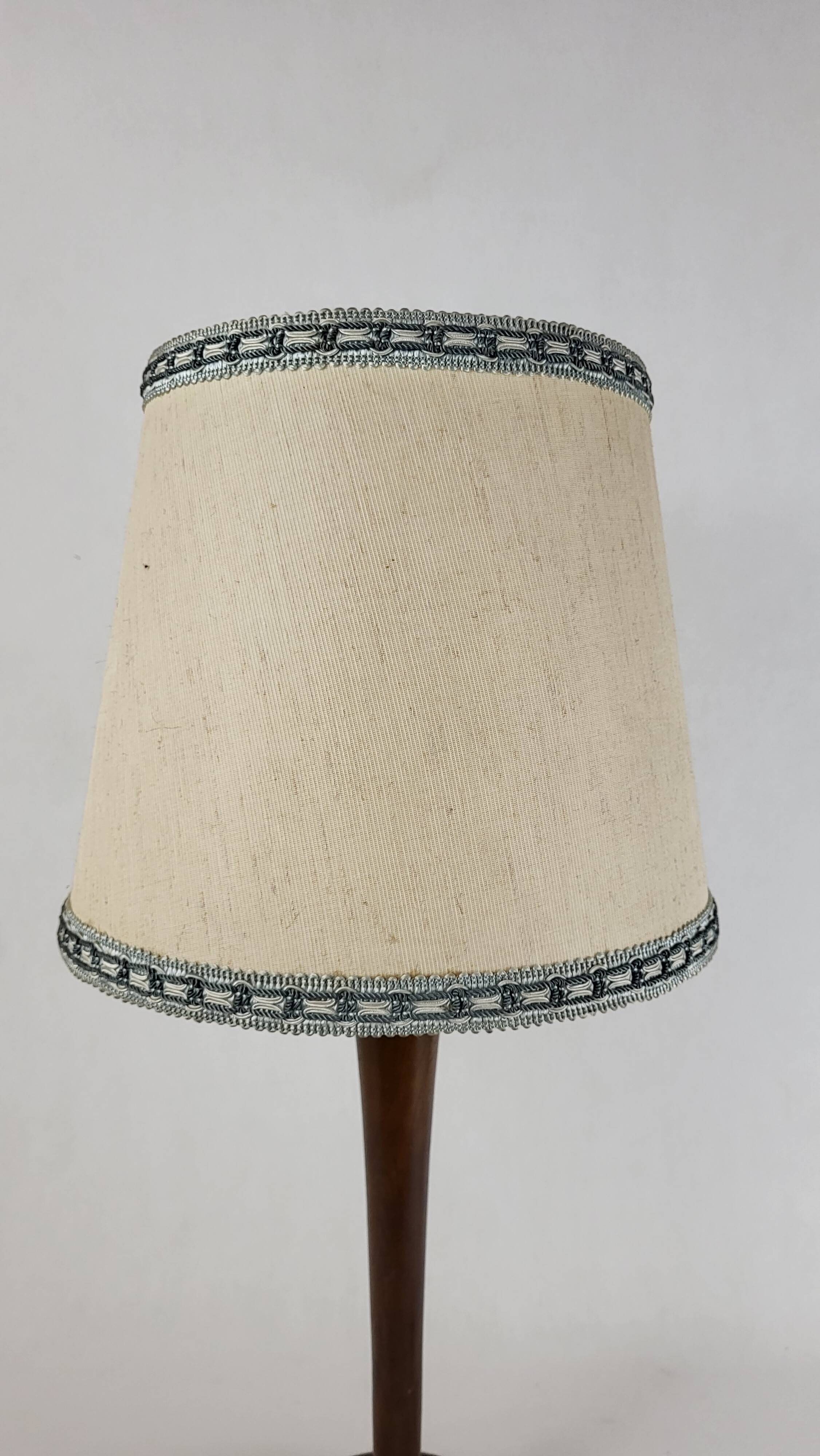 50s wooden lamp