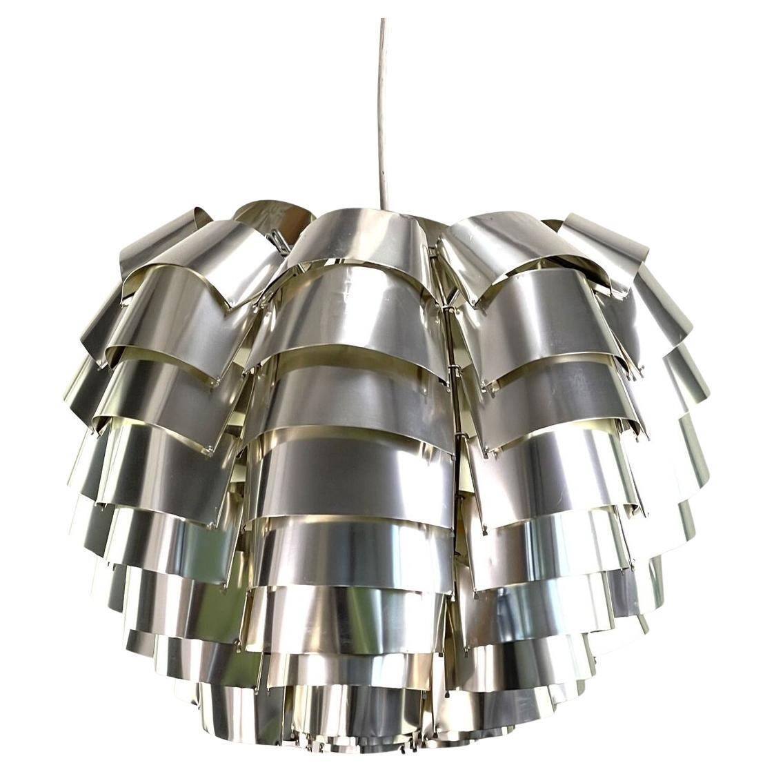 Modern mid-century chandelier Orion 48 by French sculptor Max Sauze.