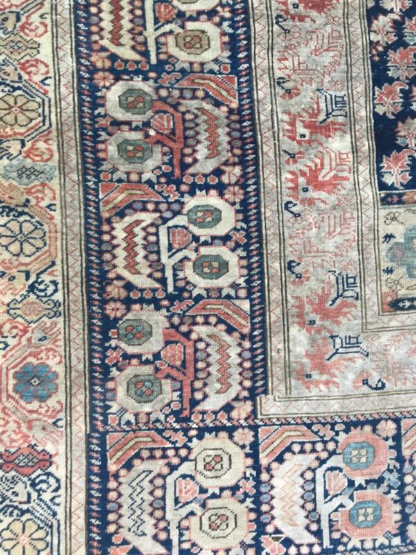 Former carpet Turkish Panderma finely done hand 120 X 177 CM