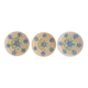 Set de 3 assiettes en barbotine années 1920