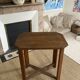 Art Deco wooden side table / end of vintage sofa or pedestal table